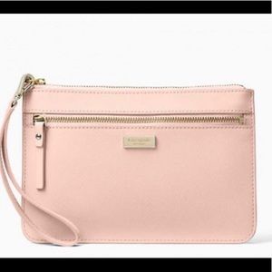 NWT Kate Spade blush pink wristlet